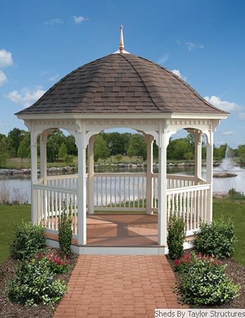 Vinyl Octagon Gazebo 5