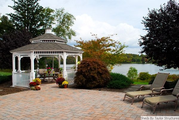 Octagon Wood Gazebo 8