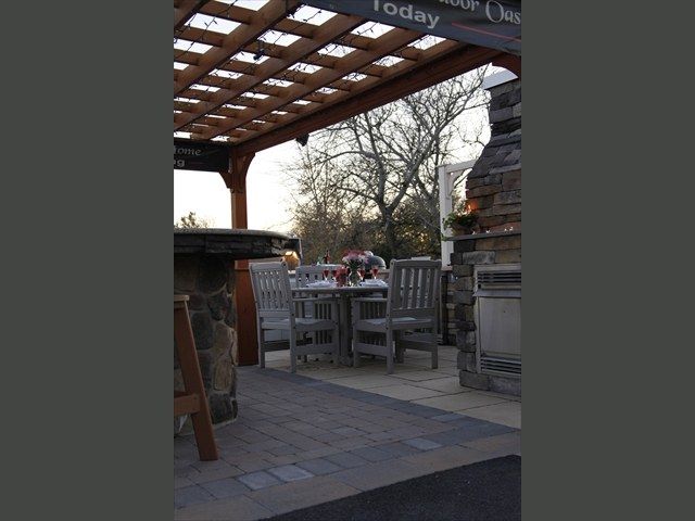 evening patio english