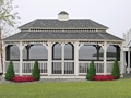 Vinyl Oval Gazebo 1